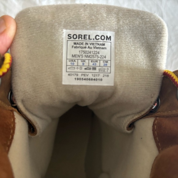 Sorel Mens Cheyenne II boot size 10 - Picture 3 of 6